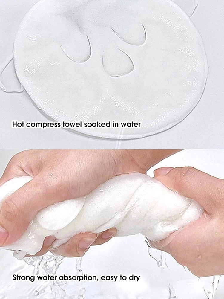 Hot Compress Face Towels | Deep Pore Cleansing Cotton Masks